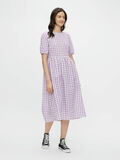 Pieces CHECKED MIDI DRESS, Bright White, highres - 17116996_BrightWhite_889154_005.jpg