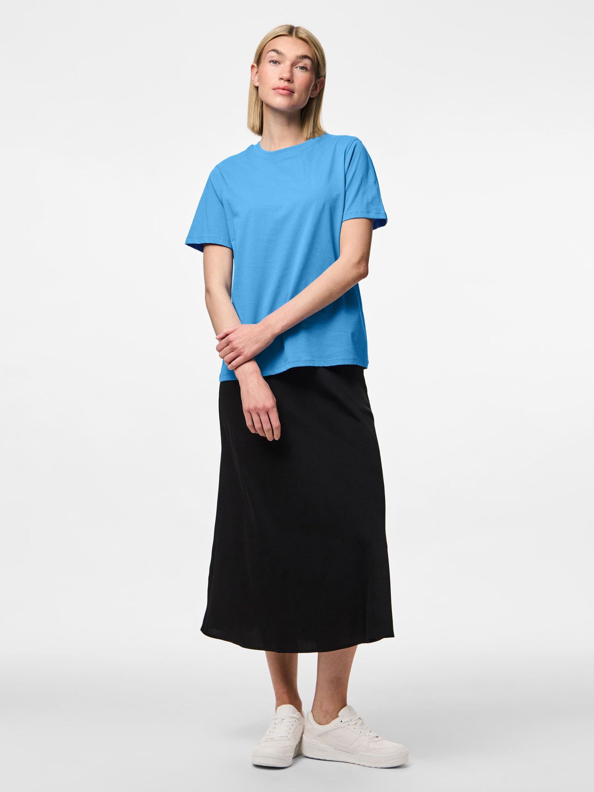 Carousel image - PCRIA - COTON T-SHIRT, Azure Blue | 3