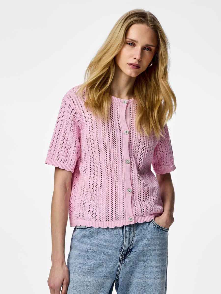 Product carousel image - PCNUKA  KNITTED CARDIGAN, Roseate Spoonbill | 1