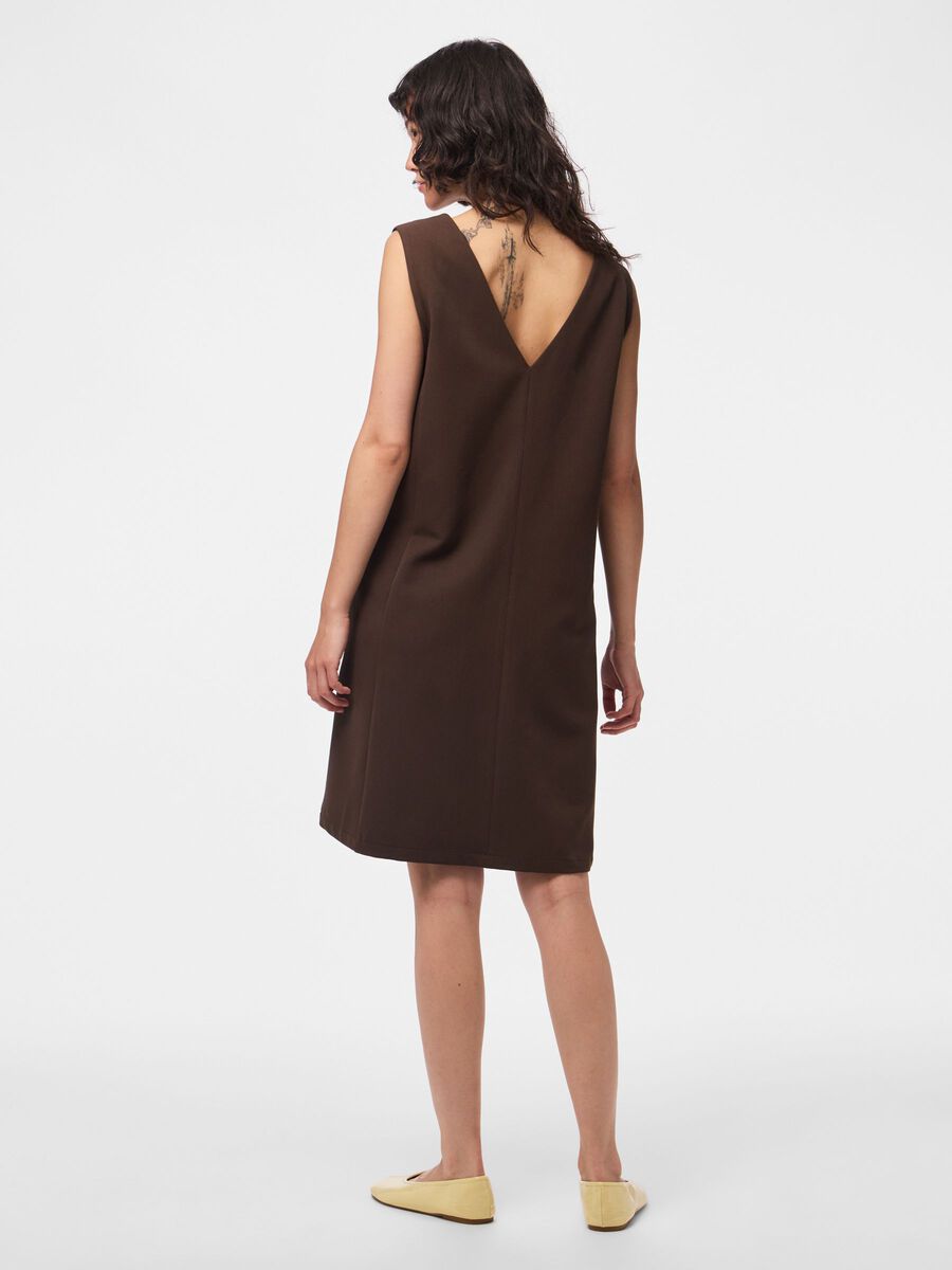Carousel image 2 PCKAMIL  SPENCER DRESS, Hot Fudge