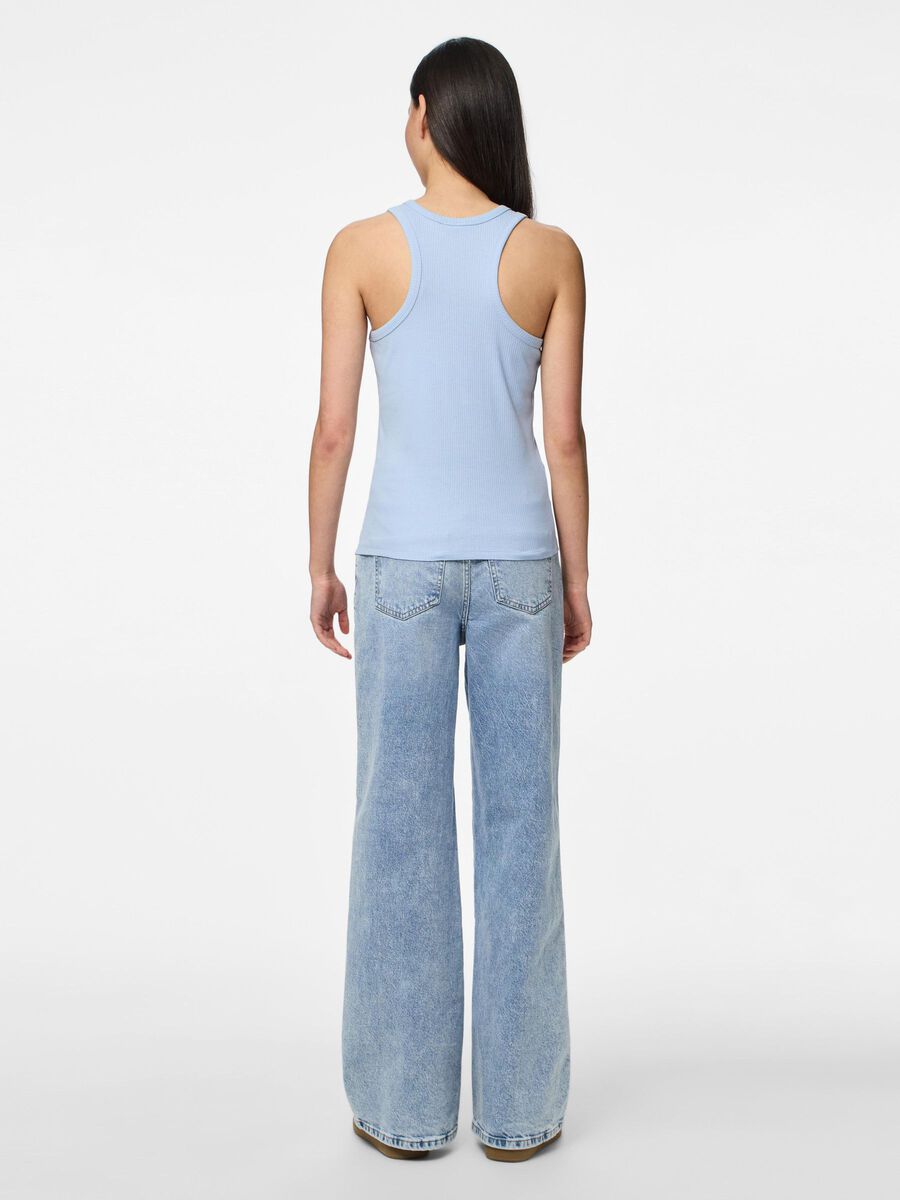 Pieces PCRUKA RIBBED TANK TOP, Cashmere Blue, highres - 17133673_CashmereBlue_004.jpg