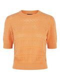 Pieces PCLEYA KNITTED PULLOVER, Nectarine, highres - 17113602_Nectarine_001.jpg