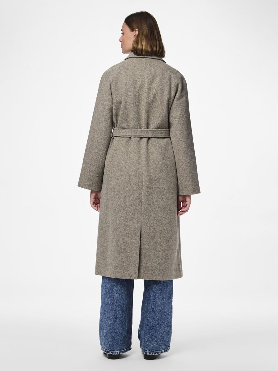 Pieces PCMARBEL LONG MANTEAU, Morel, highres - 17150940_Morel_004.jpg