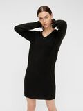 Pieces V-HALS STRIK KJOLE, Black, highres - 17099342_Black_003.jpg