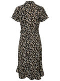 Pieces LEOPARD WRAP DRESS, Black, highres - 17096074_Black_687753_002.jpg