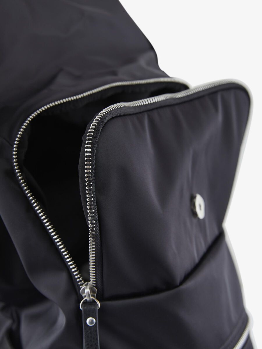 Pieces GLIDELÅSDETALJ NYLON RYGGSEKK, Black, highres - 17102789_Black_005.jpg