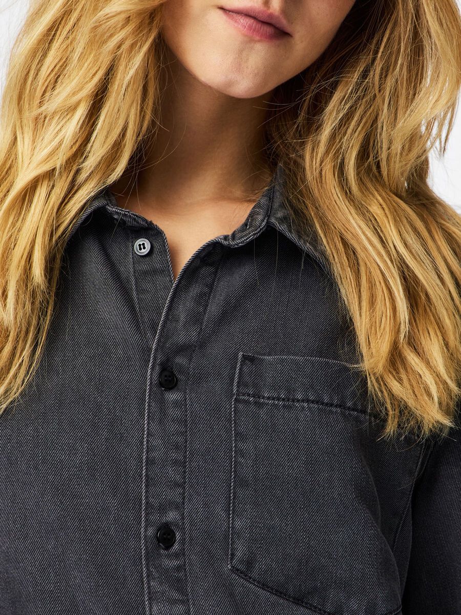 Carousel image - JEANSHEMD, Dark Grey Denim | 4