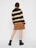 Pieces FAUX SUEDE MINI SKIRT, Toasted Coconut, highres - 17102795_ToastedCoconut_004.jpg