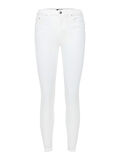 Pieces MID-RISE SKINNY FIT JEANS, Bright White, highres - 17095888_BrightWhite_001.jpg