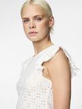 Pieces PCMIMI TOP MED KORTE ÆRMER, Bright White, highres - 17145521_BrightWhite_006.jpg