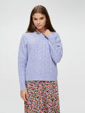 Pieces CABLE KNITTED PULLOVER, Pale Iris, highres - 17113047_PaleIris_003.jpg