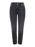 Pieces STRAIGHT HIGH RISE JEANS, Black Denim, highres - 17101523_BlackDenim_001.jpg