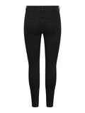 Pieces PCDELLY MW SKINNY FIT JEANS, Black Denim, highres - 17127263_BlackDenim_002.jpg