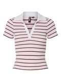 Pieces PCJAYJAY POLO-SHIRT, Pink Tulle, highres - 17163980_PinkTulle_1253866_001.jpg