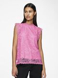 Pieces PCOLLINE LACE SLEEVELESS TOP, Ibis Rose, highres - 17120454_IbisRose_003.jpg