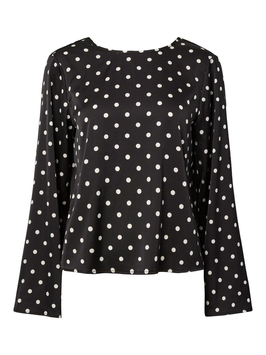 Carousel image - PCJYTTA SATIN BLUSE, Black | 7
