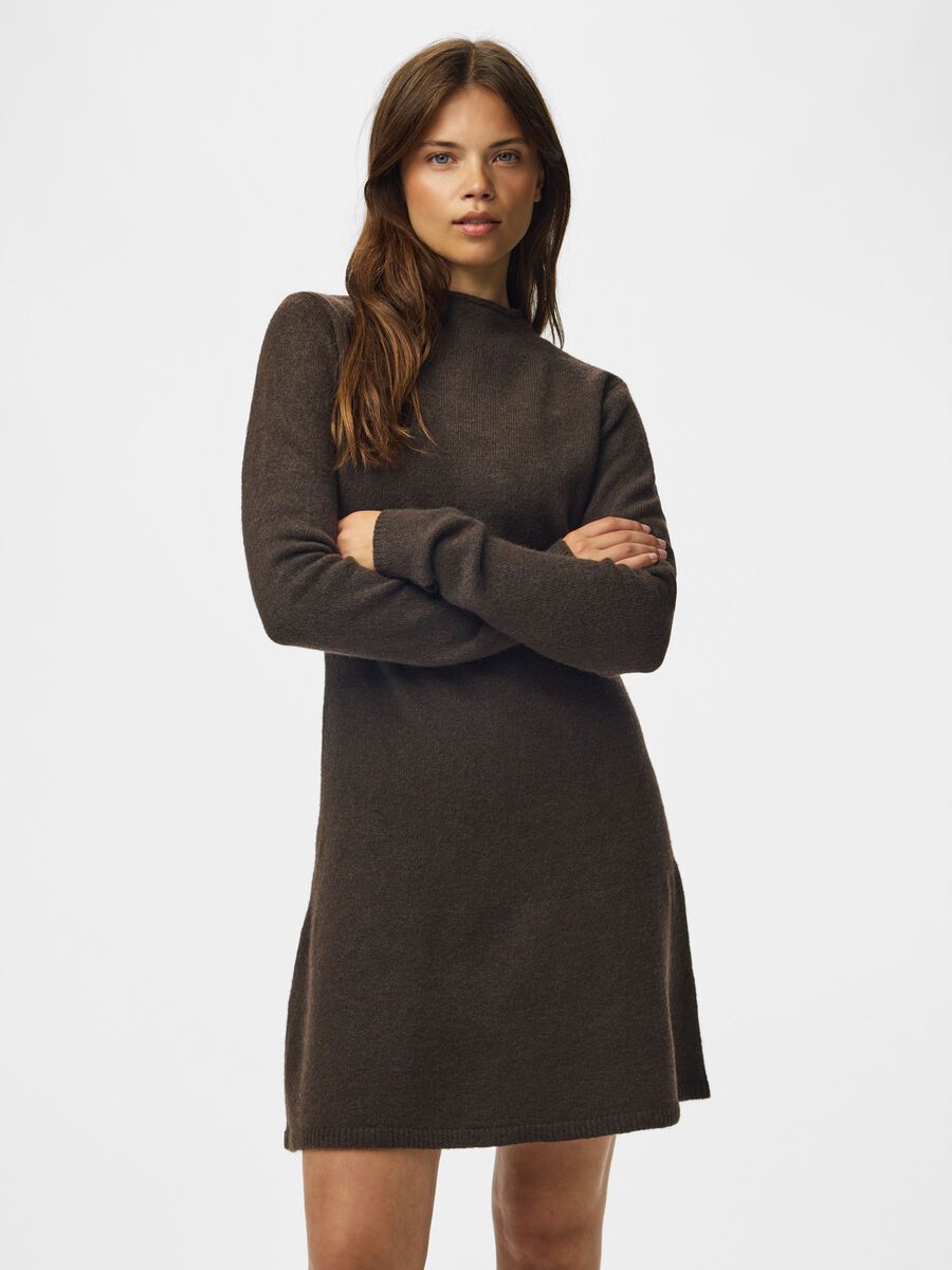Product carousel image 1 PCJUNNA MINI DRESS, Hot Fudge