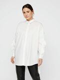 Pieces RUFFLED SLEEVE SHIRT, Bright White, highres - 17107921_BrightWhite_003.jpg