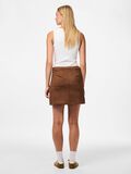 Product image thumbnail - PCRAKEL BRUSHED HW MINI SKIRT, Downtown Brown | 2