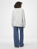 Pieces PCNADINA V-NECK JUMPER, Light Grey Melange, highres - 17157870_LightGreyMelange_004.jpg