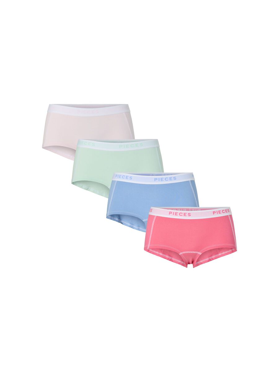 Product carousel image - PCLOGO LADY BOXER SHORTS, Pink Lemonade | 1