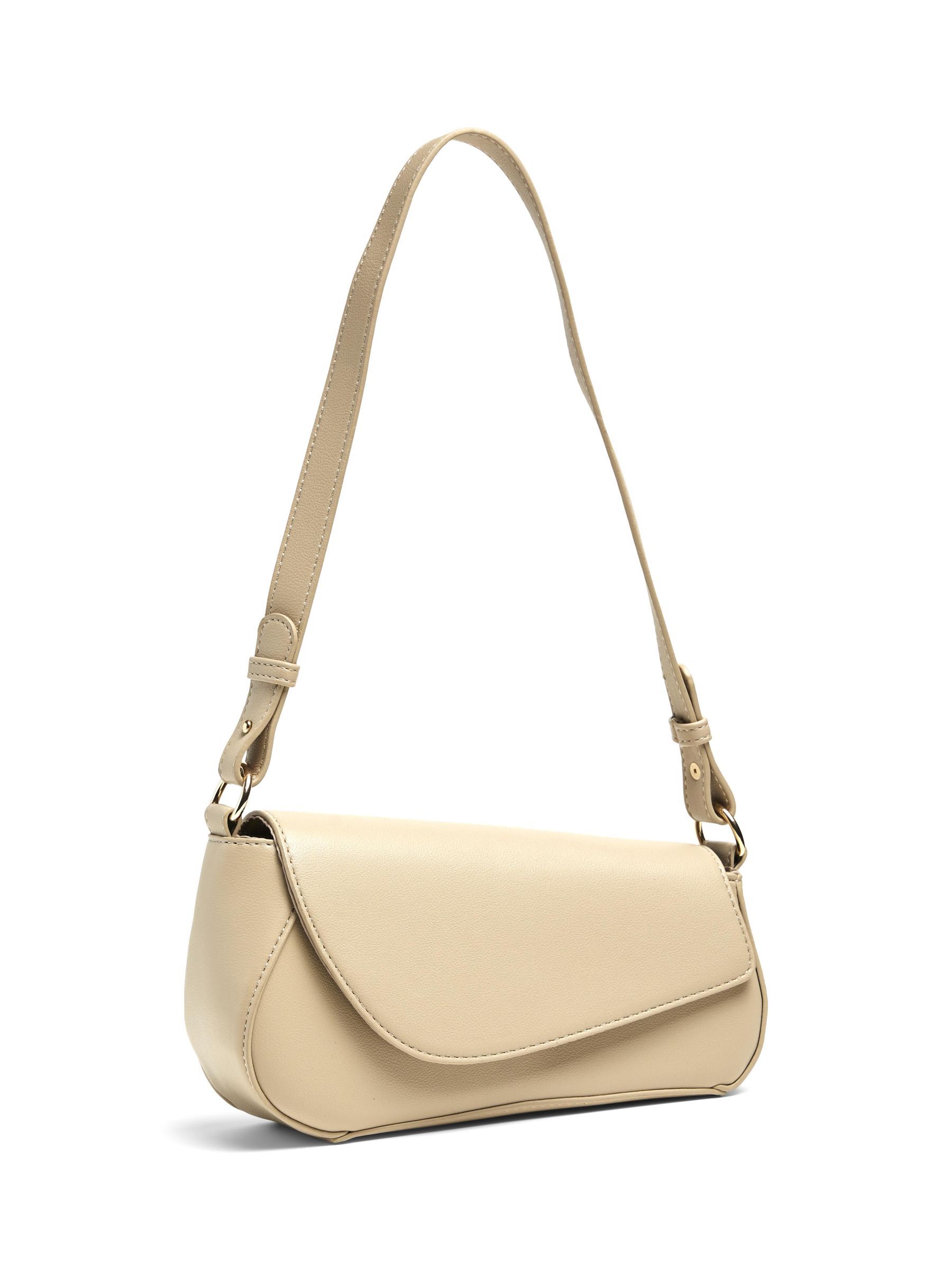 Structured discount shoulder bag
