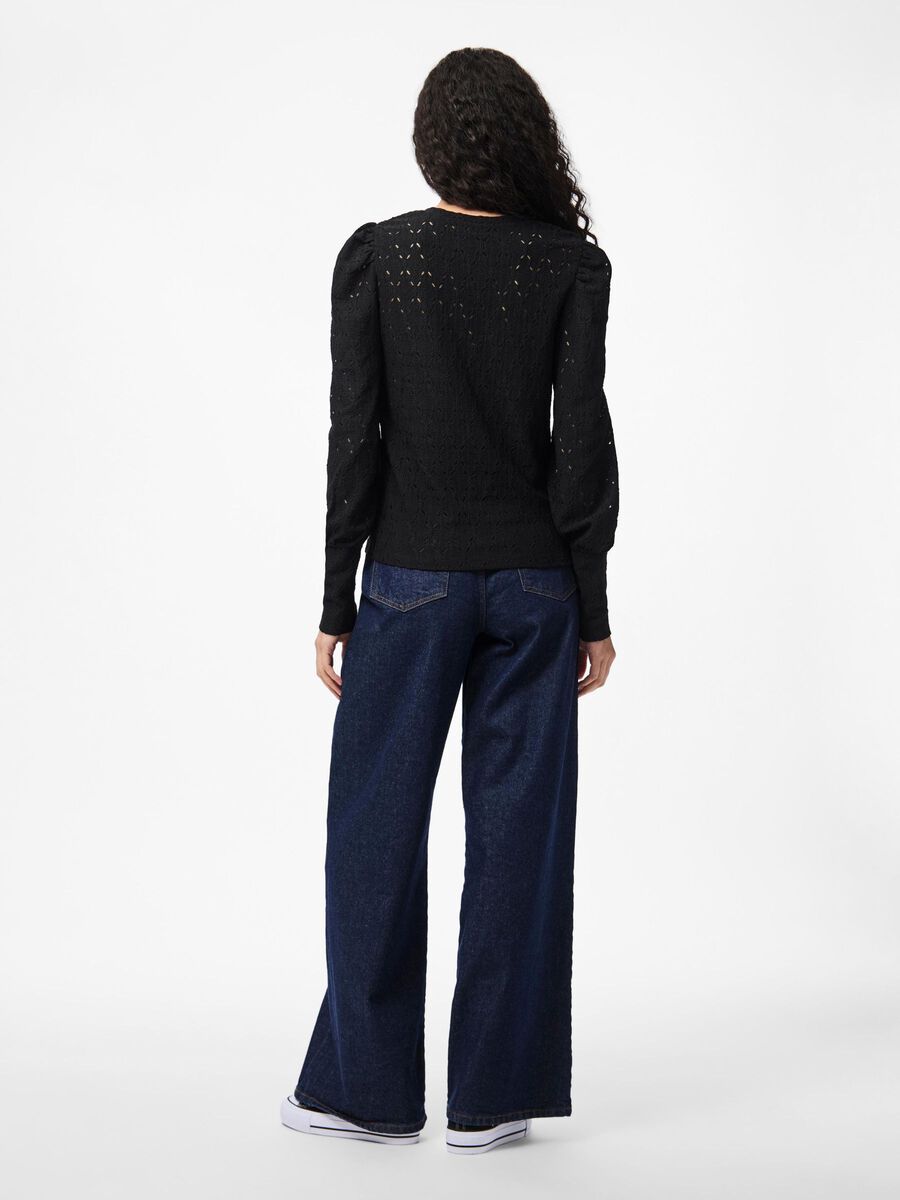 Pieces PCCHRISTY BLUS, Black, highres - 17120347_Black_004.jpg