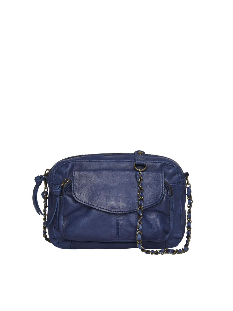 Pieces PCNAINA LEATHER CROSSBODY BAG, Estate Blue, highres - 17063358_EstateBlue_001.jpg