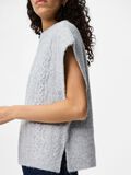 Product image thumbnail - PCNOSIE PONCHO, Light Grey Melange | 3