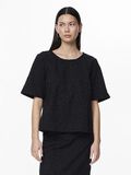 Pieces PCJULIE DENIM T-SHIRT, Black, highres - 17152784_Black_003.jpg