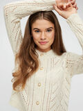 Pieces PATTERN KNITTED CARDIGAN, Natural, highres - 17109888_Natural_812080_006.jpg