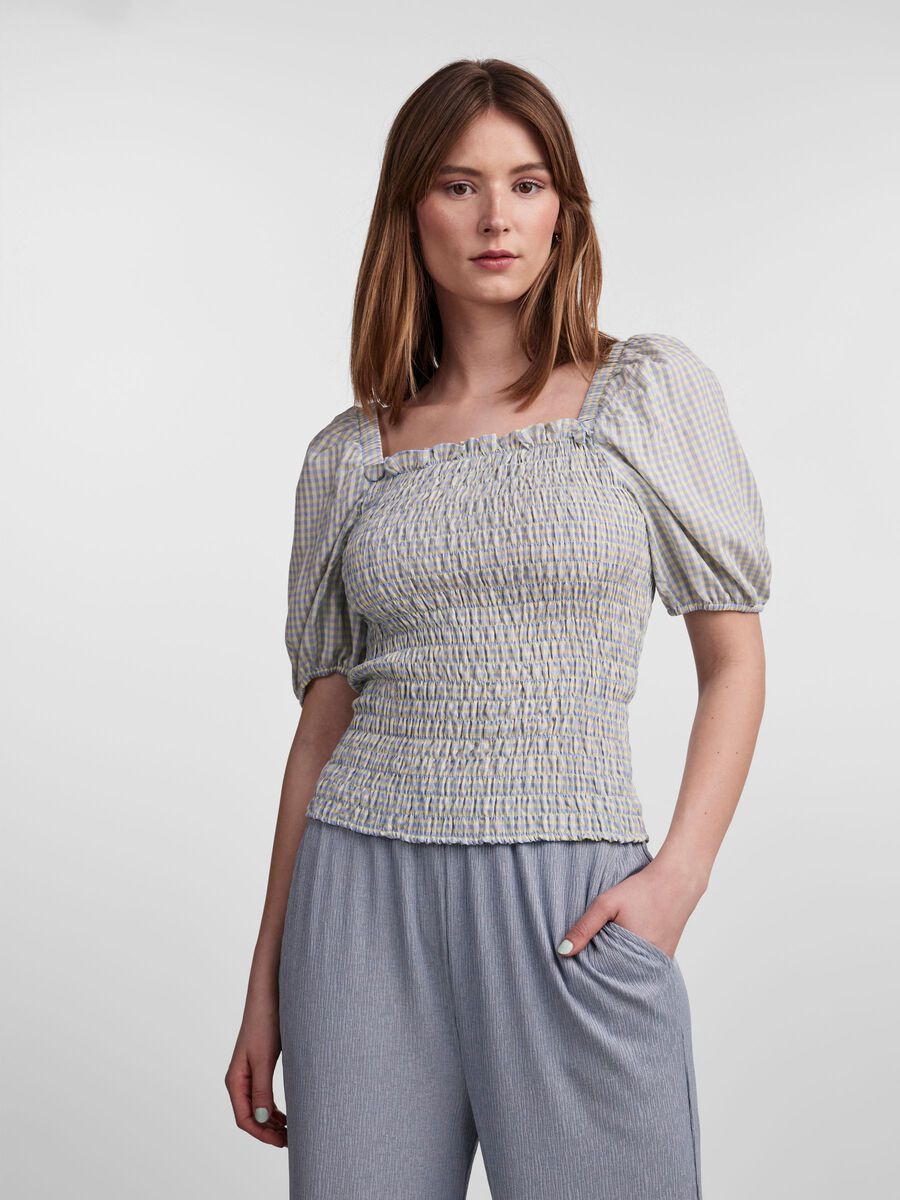 Pieces PCJECKA TOP MET KORTE MOUWEN, Airy Blue, highres - 17145164_AiryBlue_003.jpg