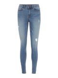 Pieces NORMALHÖGA SKINNY FIT-JEANS, Medium Blue Denim, highres - 17101365_MediumBlueDenim_001.jpg