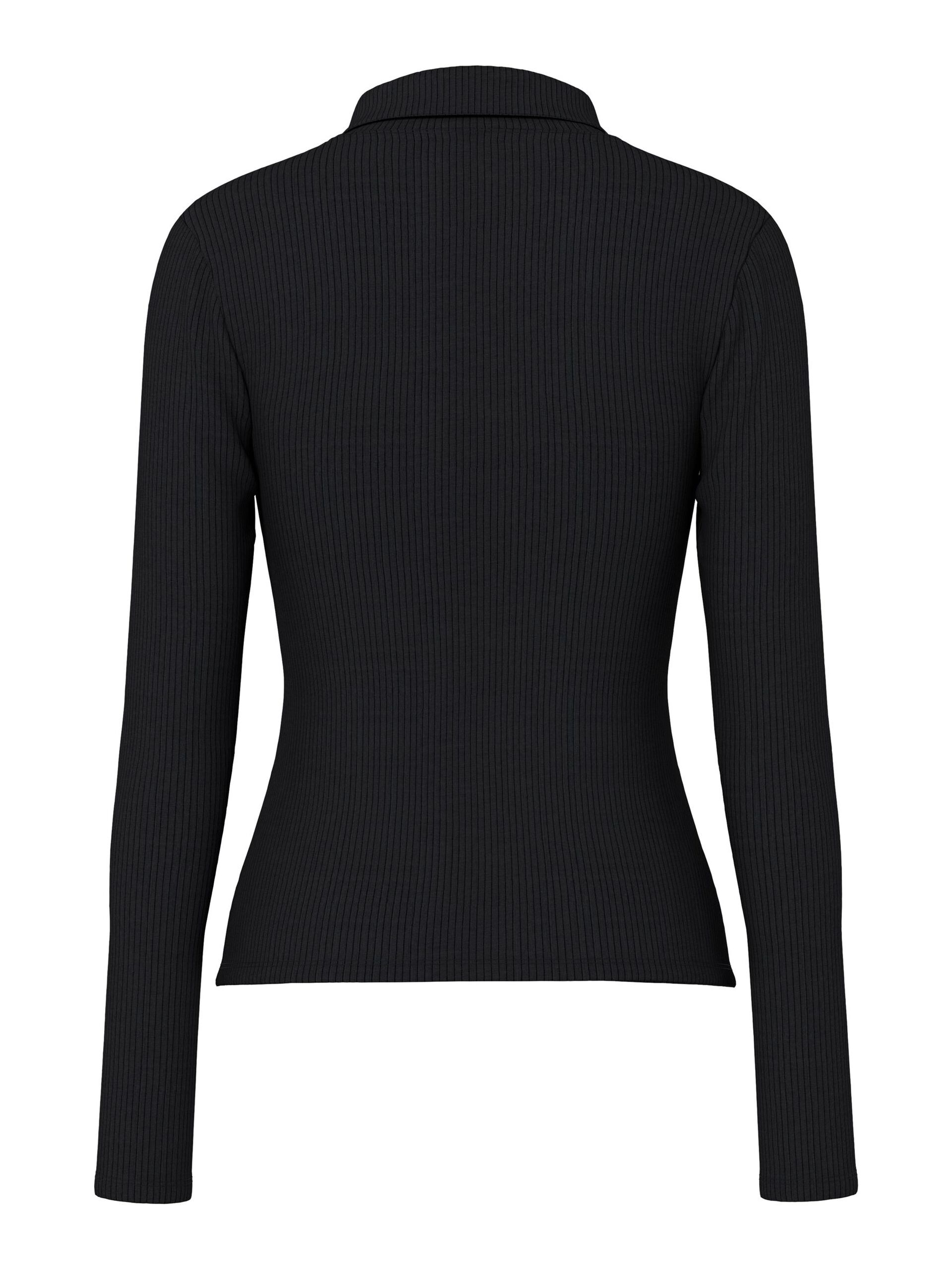 Carousel image - PCKITTE POLOSKJORTE, Black | 6