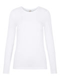 Pieces PCSIRENE LONG SLEEVED TOP, Bright White, highres - 17084155_BrightWhite_001.jpg