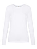 Pieces PCSIRENE TOP MET LANGE MOUWEN, Bright White, highres - 17084155_BrightWhite_001.jpg