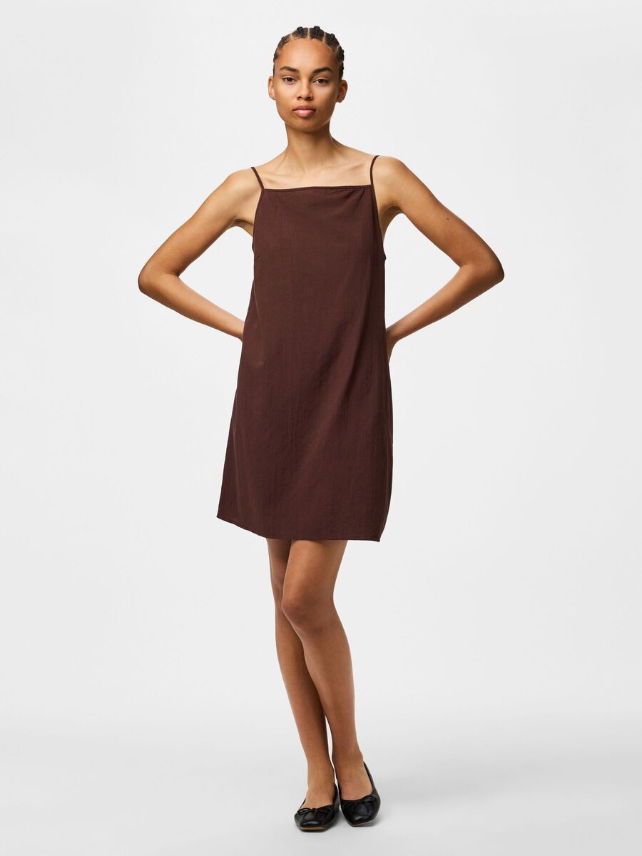 Carousel image - PCPIVA STRAP MINI DRESS, Chicory Coffee | 3