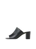 Pieces LEATHER MULES, Black, highres - 17094722_Black_001.jpg