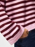 thumbnail Pccharlot loose collar  jumper, colour: tawny port,, detail