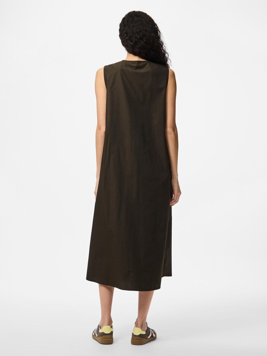 Pieces PCJENNA REVERSE TIE MIDI DRESS, Delicioso, highres - 17163561_Delicioso_004.jpg