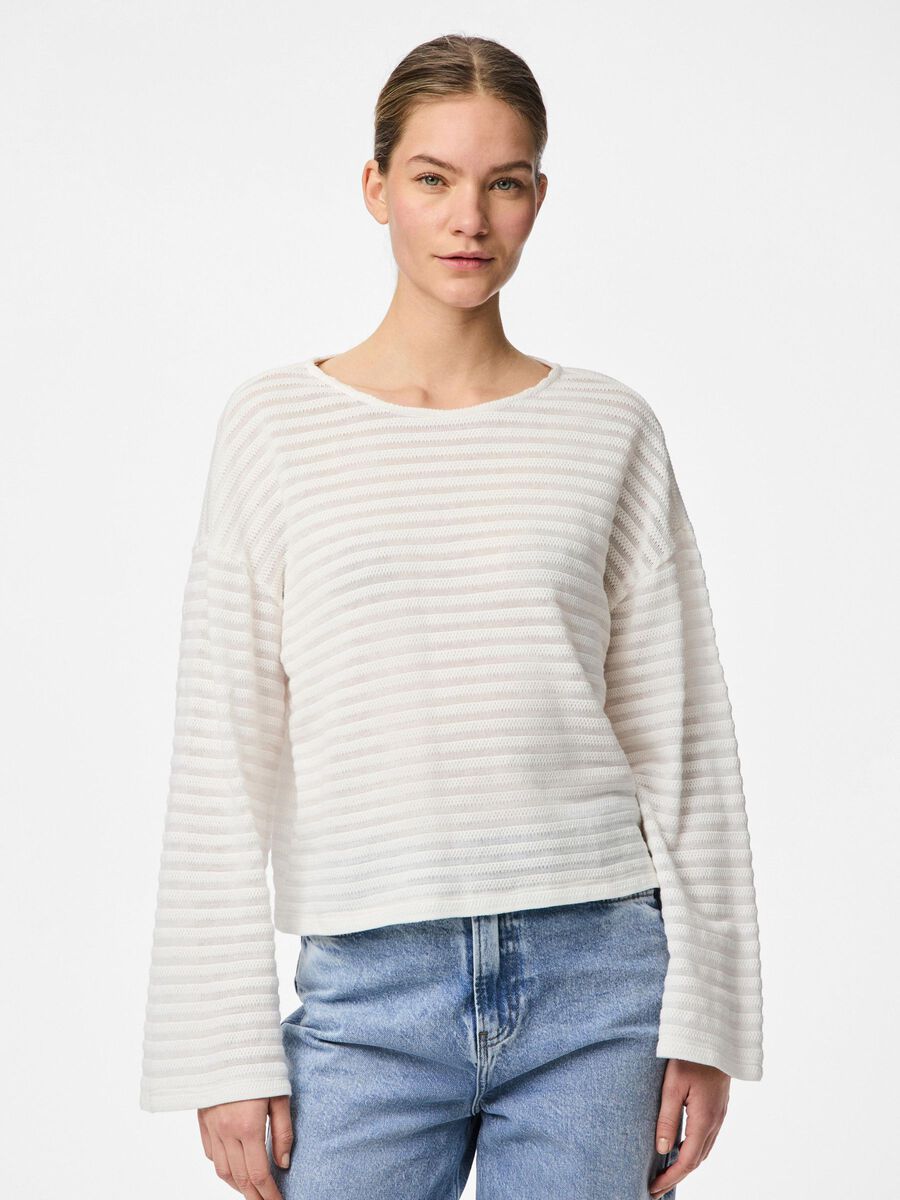 Pieces PCMANILLA LONG SLEEVED TOP, Cloud Dancer, highres - 17155072_CloudDancer_003.jpg