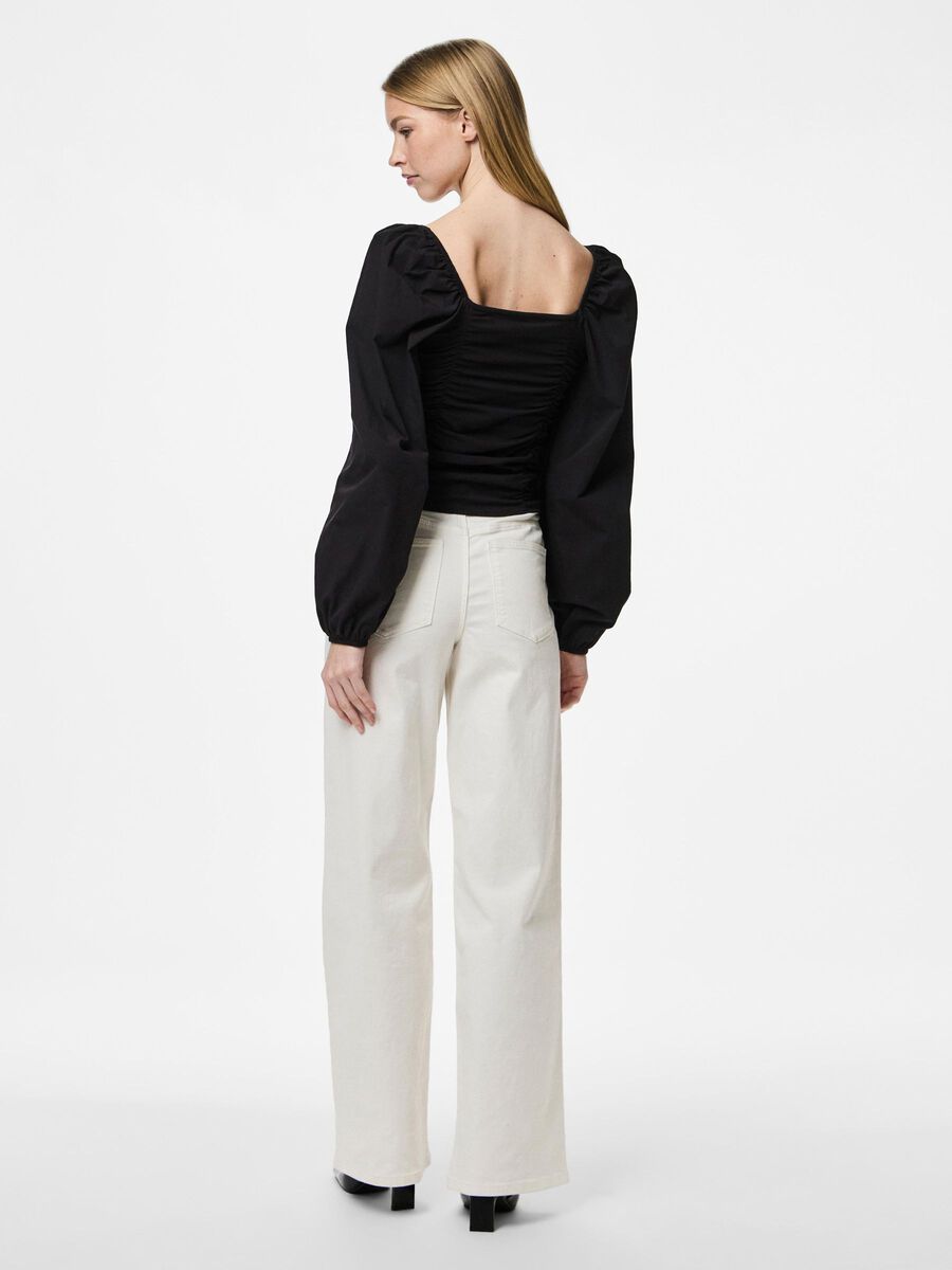 Pieces PCMALYSIA LONG SLEEVED TOP, Black, highres - 17131718_Black_004.jpg