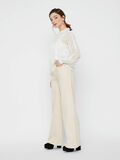 Pieces RUCHES COL MONTANT BLOUSE, Bright White, highres - 17103070_BrightWhite_005.jpg