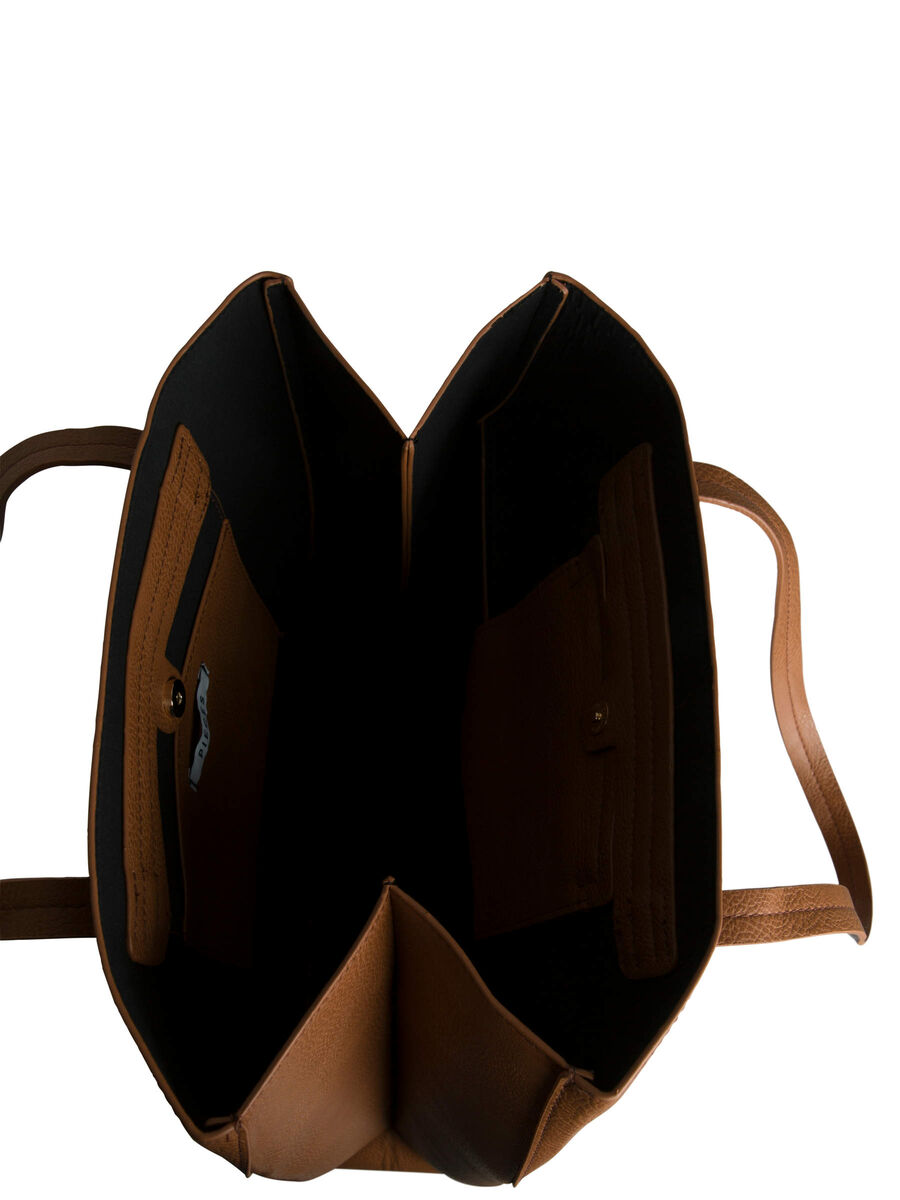 Pieces ALLTAGS- SCHULTERTASCHE, Cognac, highres - 17084115_Cognac_005.jpg