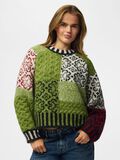 Product image thumbnail 1 PCFUSION COLORBLOCK  KNITTED JUMPER, Woodbine