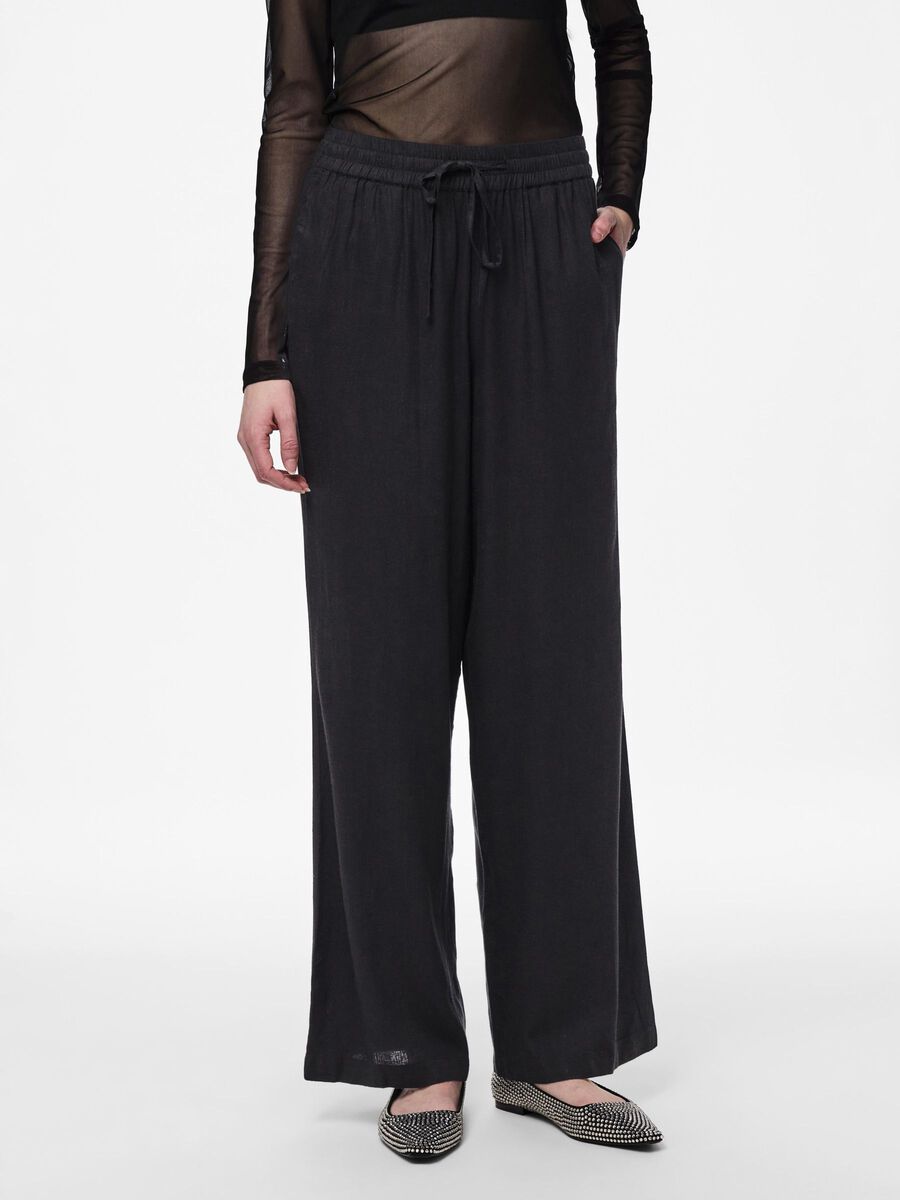 Pieces PCPIA HOSE MIT WEITEM BEIN, Black, highres - 17149314_Black_003.jpg