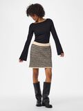 thumbnail Pcada hw knitted mini skirt, colour: asphalt, grey, front full