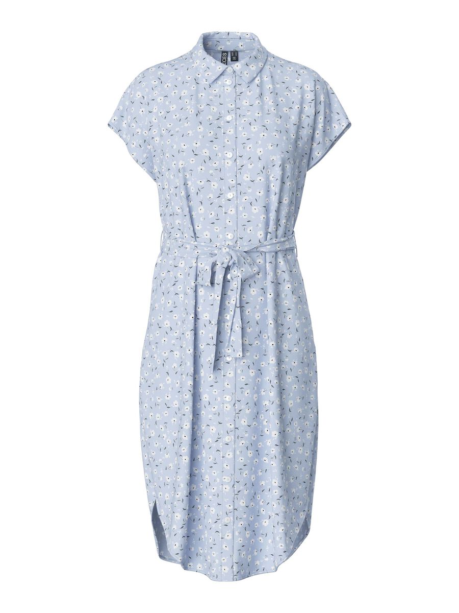 Pieces PRINT BLUSENKLEID, Cashmere Blue, highres - 17111420_CashmereBlue_948486_001.jpg