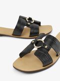 Pieces LEATHER SANDALS, Black, highres - 17103656_Black_006.jpg