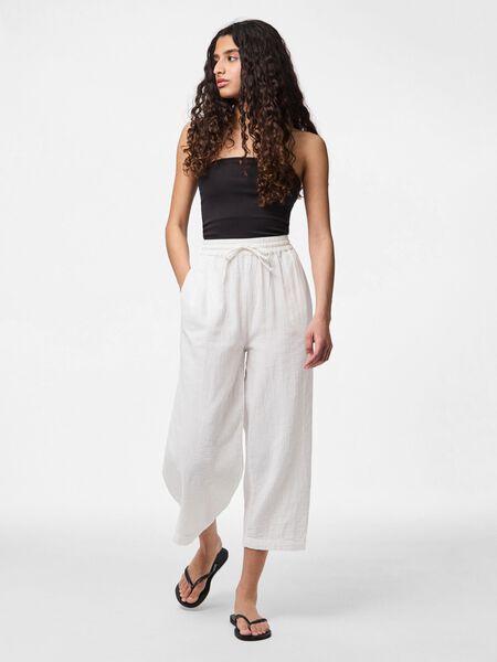 Pieces PCSASTINA HW MUSSELIN CULOTTES, Cloud Dancer, highres - 17156930_CloudDancer_005.jpg